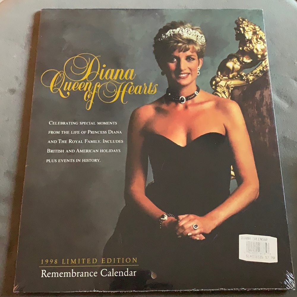 Princess Diana Vintage Calendar